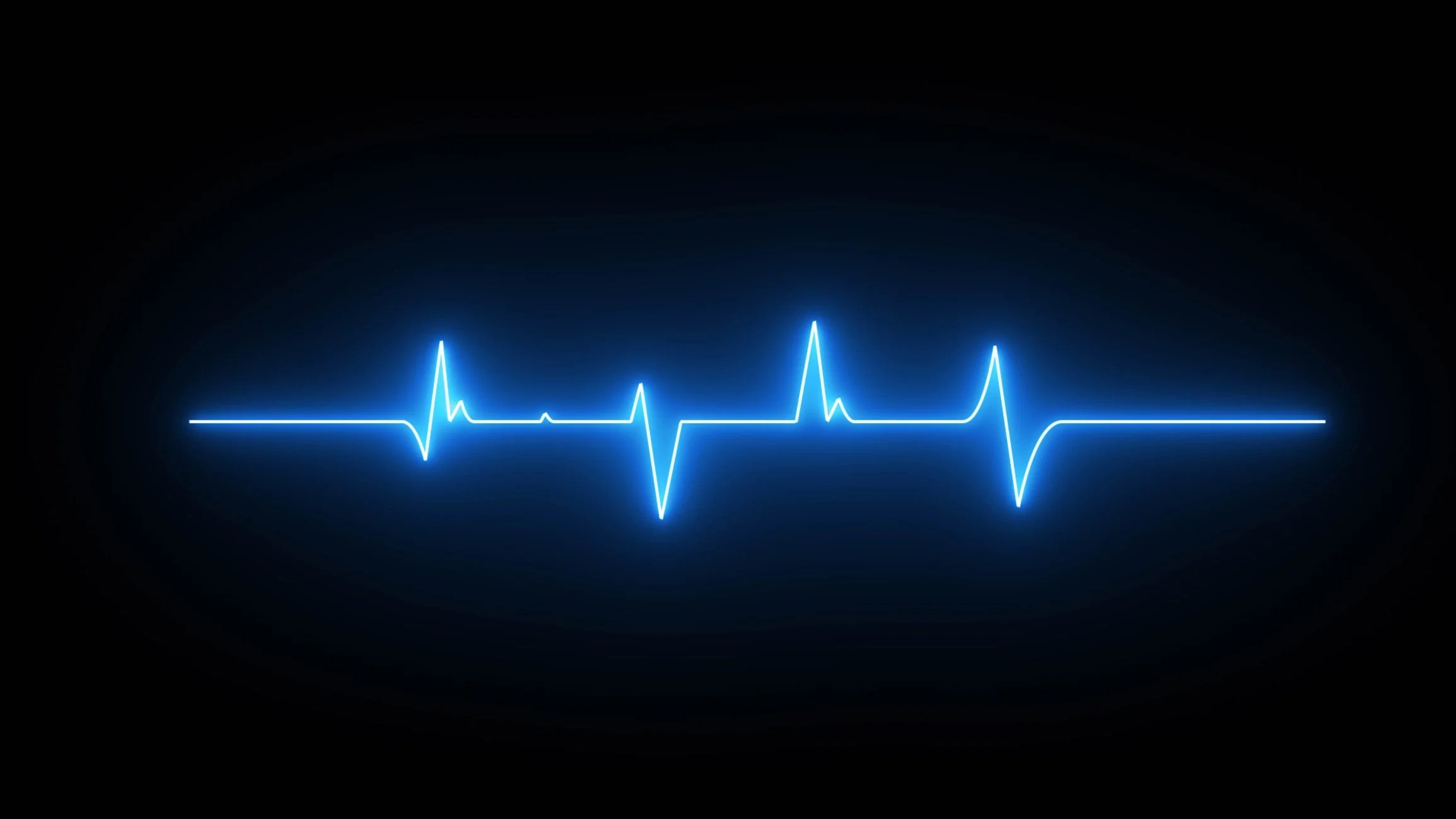 Heartbeat EKG reading